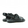 Small children sandals 41c black+gray