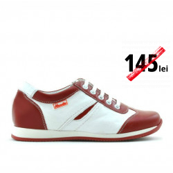 Children shoes 136 red+white