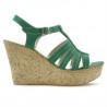 Women sandals 598 bufo green