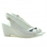 Women sandals 599 white+indigo