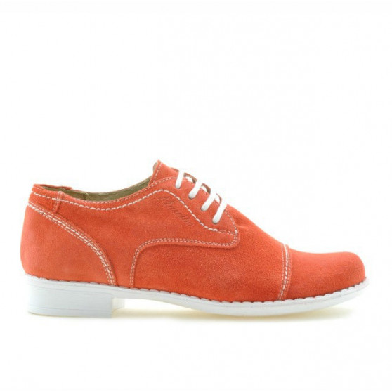 Children shoes 131 red coral velour