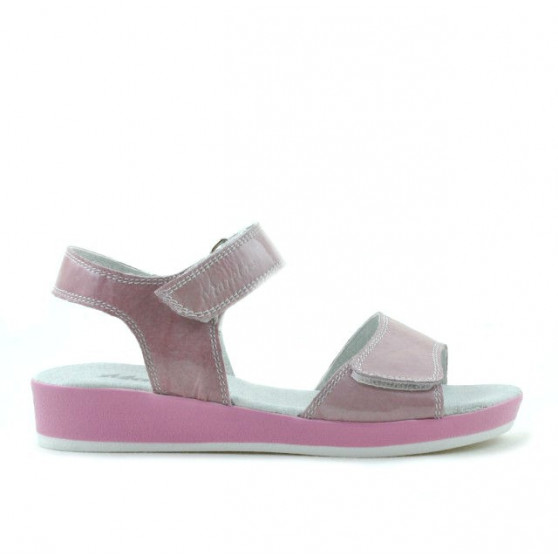 Children sandals 532 patent pink