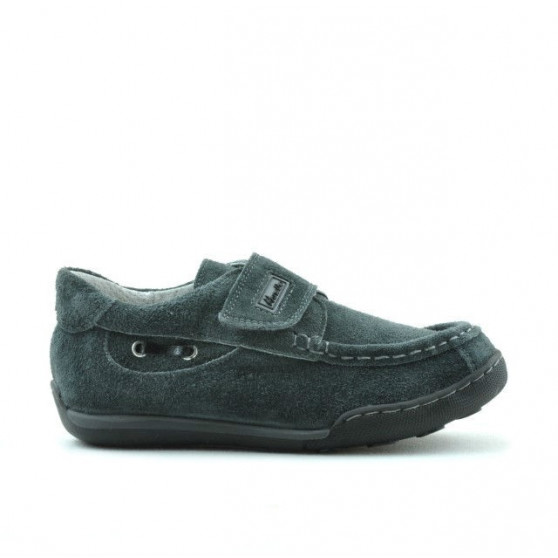 Small children shoes 01c gray velour