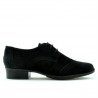 Pantofi casual dama 691 negru velur