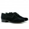 Women casual shoes 691 black velour