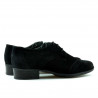 Women casual shoes 691 black velour