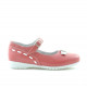 Small children shoes 12c red coral+white