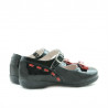Small children shoes 12c patent black+red