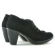 Pantofi casual dama 167 negru velur