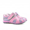 Pantofi copii mici 07c mov+roz