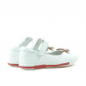 Small children shoes 06c white+red