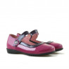 Small children shoes 19c patent pink+purple