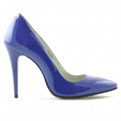 Pantofi eleganti dama 1241 lac albastru