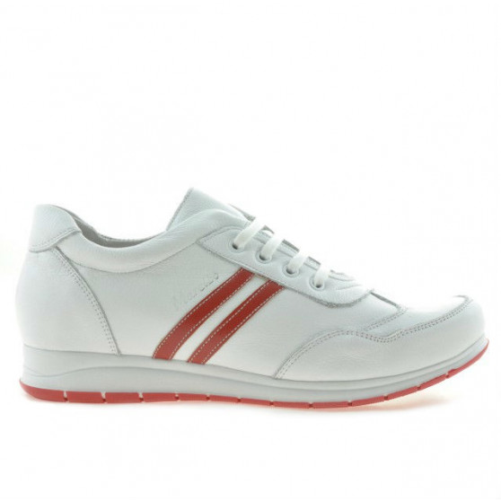 Pantofi sport dama 641 alb+rosu