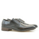 Men stylish, elegant shoes 803 a brown