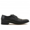 Men stylish, elegant shoes 803 black