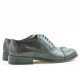 Men stylish, elegant shoes 801 a brown