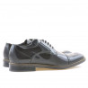 Men stylish, elegant shoes 814 a indigo