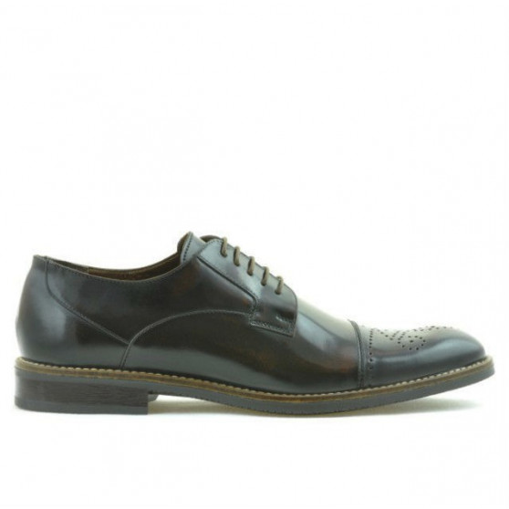 Men stylish, elegant shoes 814 a brown