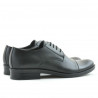 Men stylish, elegant shoes 787 black