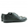 Men stylish, elegant, casual shoes 746 black
