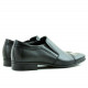 Men stylish, elegant shoes 740 black