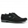 Pantofi casual / eleganti barbati 730 negru velur 