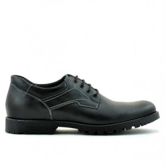 Men stylish, elegant, casual shoes 805 black