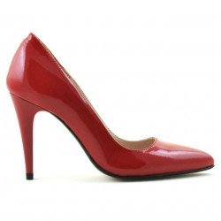 Pantofi eleganti dama 1246 lac rosu