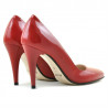 Women stylish, elegant shoes 1246 patent red