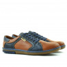 Men sport shoes 869 brown+indigo