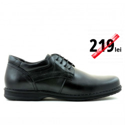 Men stylish, elegant, casual shoes (large size) 854m black