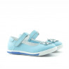 Small children shoes 06c bleu+white