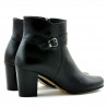 Women boots 1160b black fur