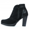 Women boots 1137 black antilopa combined