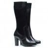 Women knee boots 1163 black