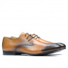 Men stylish, elegant shoes 828 a brown