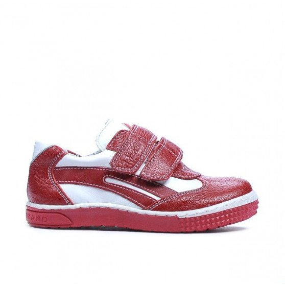 Small children shoes 16-1c red+white