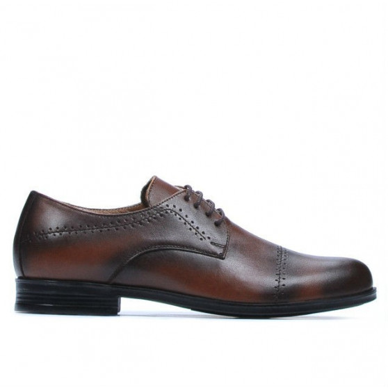 Teenagers stylish, elegant shoes 396 a brown