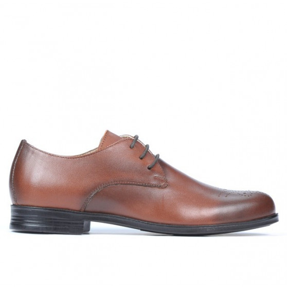 Teenagers stylish, elegant shoes 398 a brown