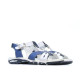 Small children sandals 10c indigo+white