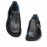 Pantofi casual barbati 7200p negru perforat