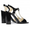 Women sandals 1258 patent black