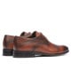 Men stylish, elegant shoes 822 a brown