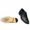 Men stylish, elegant shoes 839 black
