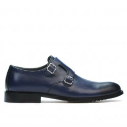 Men stylish, elegant shoes 840 a indigo