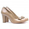 Women stylish, elegant shoes 1245 patent beige02