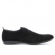 Men casual shoes 794 black velour 
