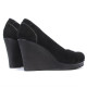Women casual shoes 177 black velour