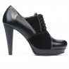Pantofi eleganti dama 1091 negru combinat